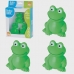 Baby Bee 3 Sapinho Verde - Bichinhos Pra Banho Bee Toys Fofo