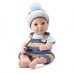 BONECO NEW BORN - BRINCAR DE PAPINHA - MENINO - DIVERTOYS