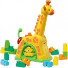 BRINQ. CARDOSO BABY LAND GIRAFA DE ATIVIDADES AMARELA COM 15 BLOCOS 8016