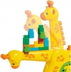 BRINQ. CARDOSO BABY LAND GIRAFA DE ATIVIDADES AMARELA COM 15 BLOCOS 8016
