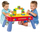 BABY LAND MESINHA CRIATIVA AZUL COM 20 BLOCOS - CARDOSO