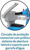 Triciclo Banderetta Passeio & Pedal (Azul) Bandeirante 1245
