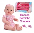 BRINQ. DIVERTOYS BONECA NEW BORN BERCINHO 8090