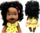 BONECA MY LITTLE COLLECTION PRIMEIRA PAPINHA (NEGRA) - DIVERTOYS 8107