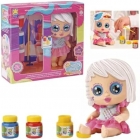 BONECA LITTLE DOLLS GLITTER - PINTA E REPINTA