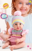 BONECA NEW BORN - BRINCA DE PAPINHA - MENINA - DIVERTOYS