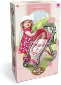 BRINQ. ROMA BEBE REAL CARRINHO DE BONECA PLAST. 5091