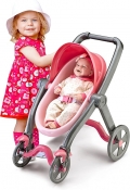 BRINQ. ROMA BEBE REAL CARRINHO DE BONECA PLAST. 5091