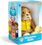 FILHOTINHOS EM ACAO SORTIDOS - CACHORRO VINIL - ROMA 5848