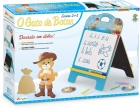 Lousa 2 Em 1 ? O Gato De Botas Junges Azul