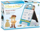 Lousa 2 Em 1 ? O Gato De Botas Junges Azul