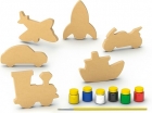 KIT COLORIR E BRINCAR INFANTIL MEIOS DE TRANSPORTE