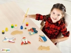 KIT COLORIR E BRINCAR INFANTIL MEIOS DE TRANSPORTE