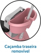 Triciclo Infantil - Passeio e Pedal - Banderetta - Rosa - Bandeirante 1246