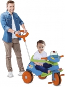 BRINQ. BANDEIRANTE VELOBABY® PASSEIO & PEDAL (AZUL) 356