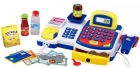 BRINQ. DM TOYS CAIXA REGISTRADORA C/LUZ SOM E ACESSO 24PCS AZUL DM 3816